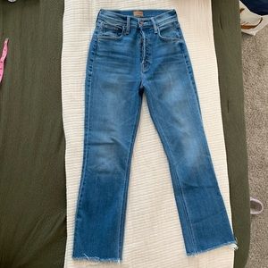 Mother Denim. The Tripper Ankle Fray